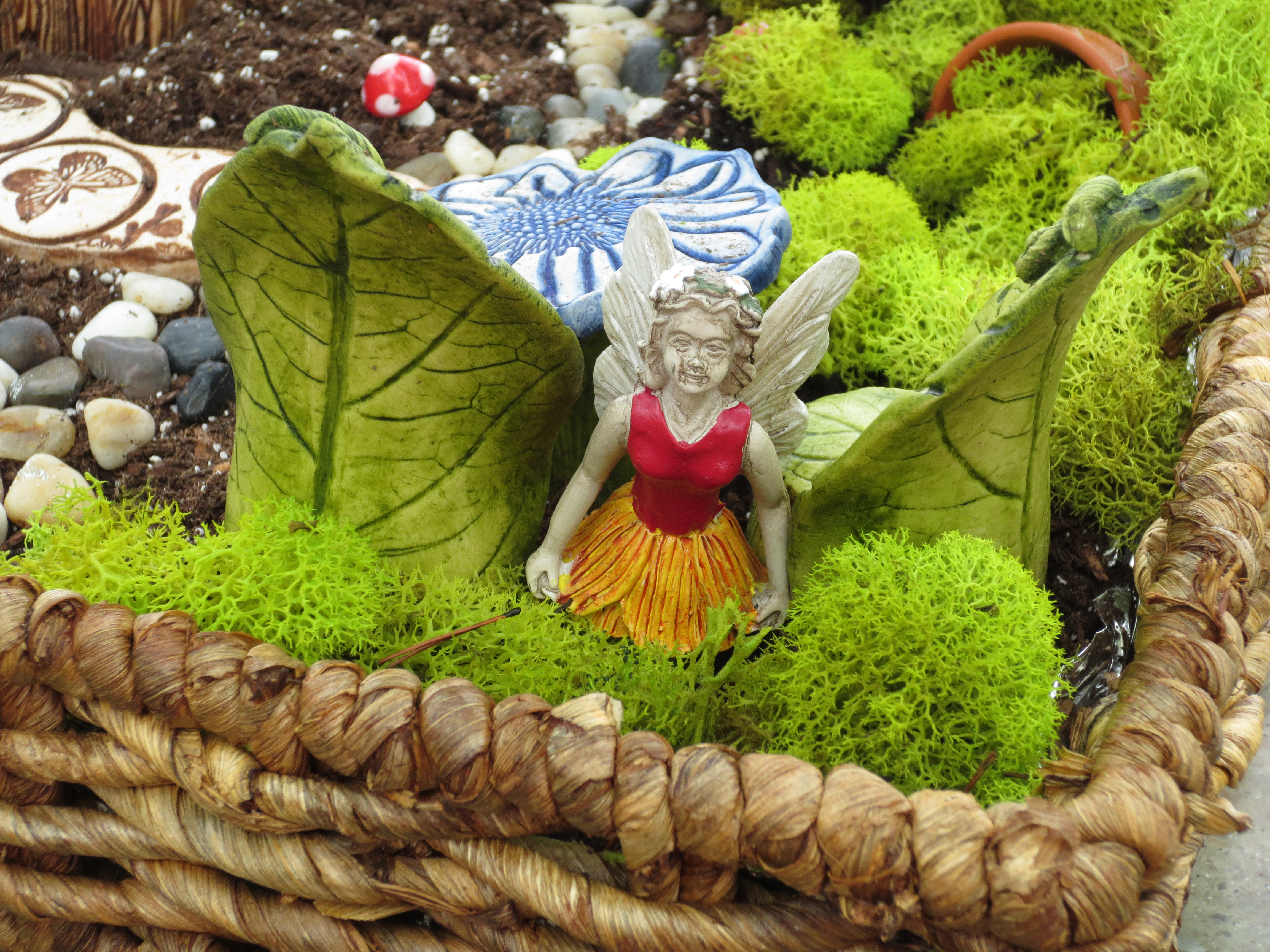 Fairy Garden Display in the Glass House