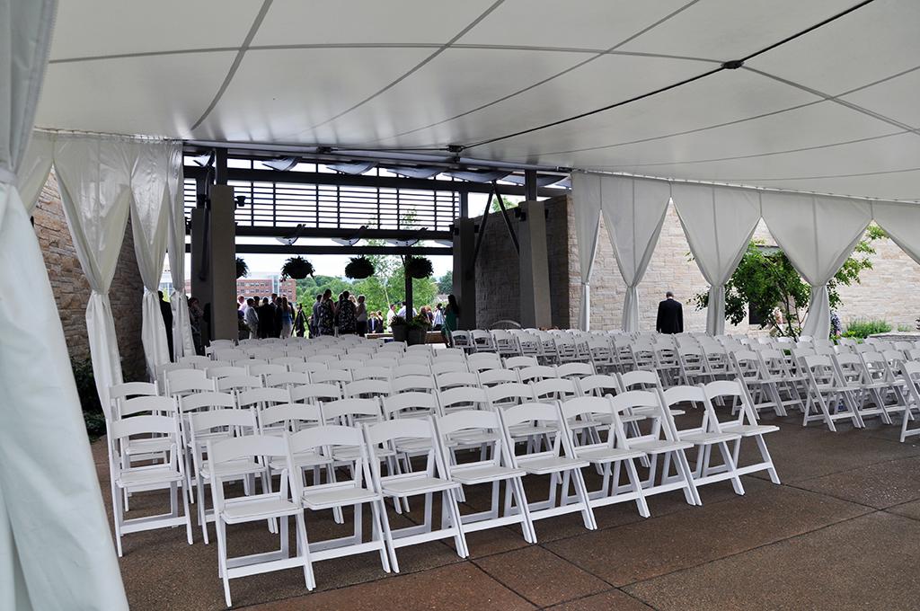 Chairs for Ceremony at Overlook Pavilion