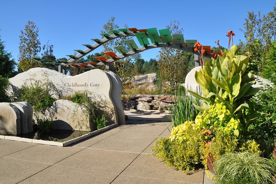 Childhood's Gate Children's Garden Entrance