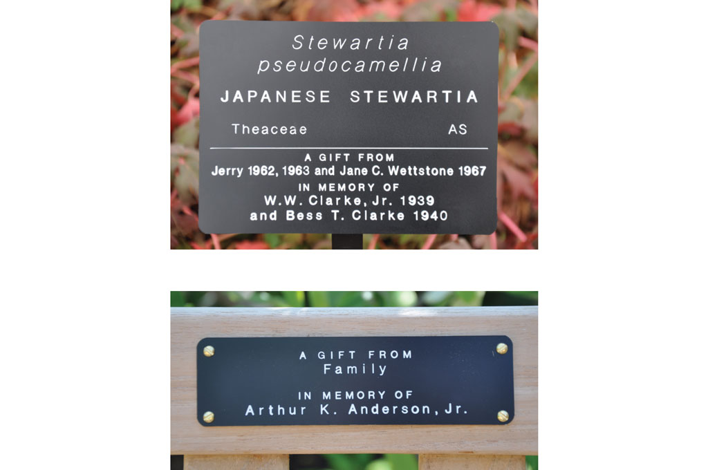 examples of commemorative gift signs