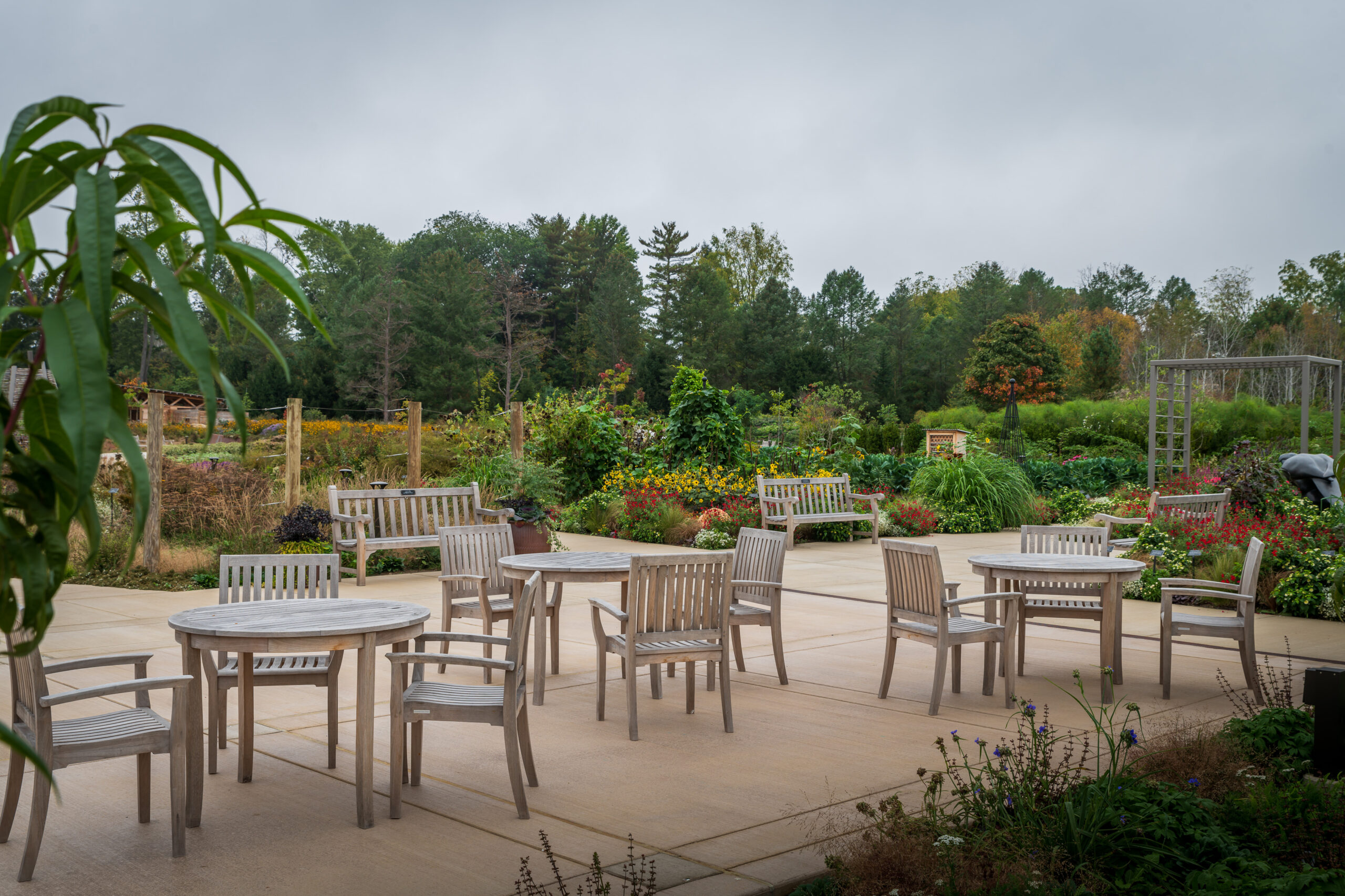 Event Patio, a paved patio with tables and chairs